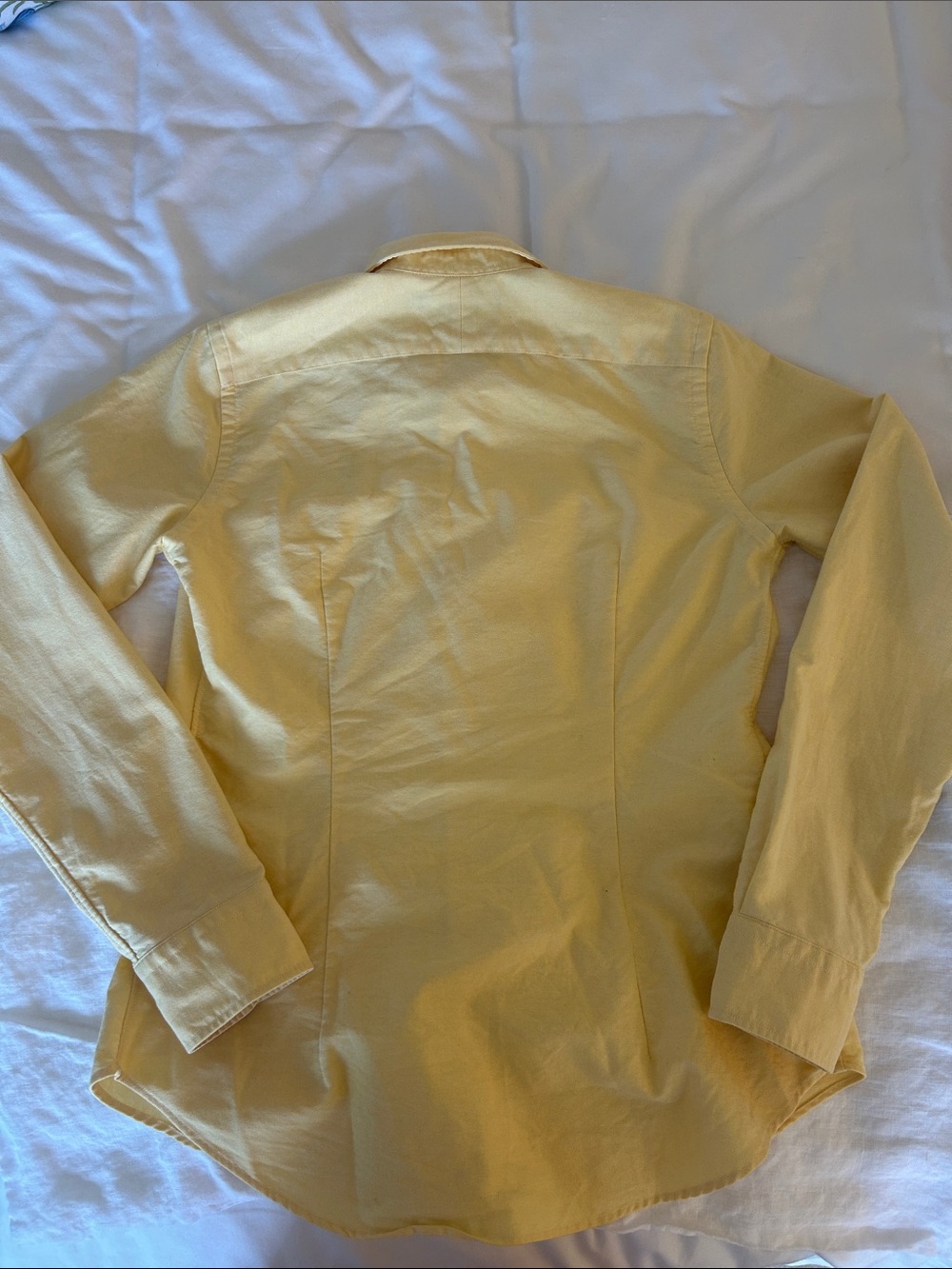 Ralph Lauren Light Yellow Button-Down Oxford Shirt - Picture 3 of 6